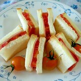 ☆トマトとハムチーズのサンドイッチ☆